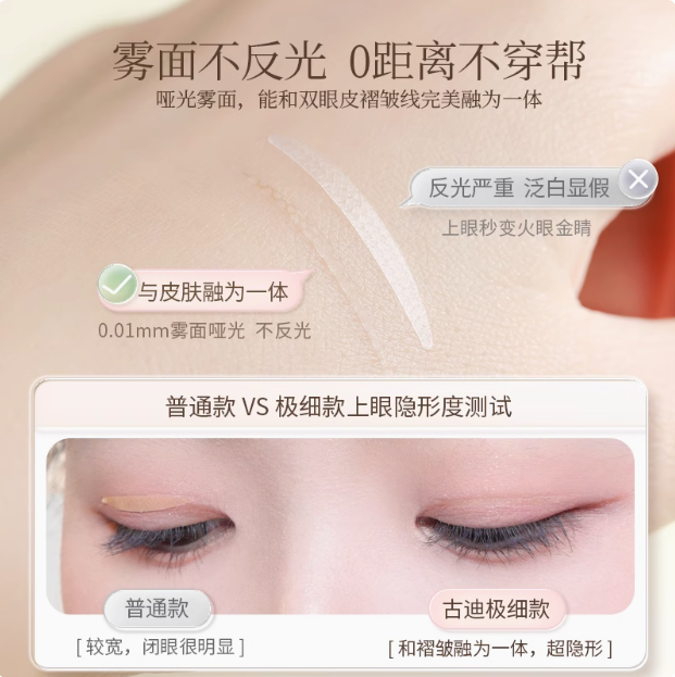 GOOOD Invisible Lace Double Eyelid Tape 古迪素影极细双眼皮贴