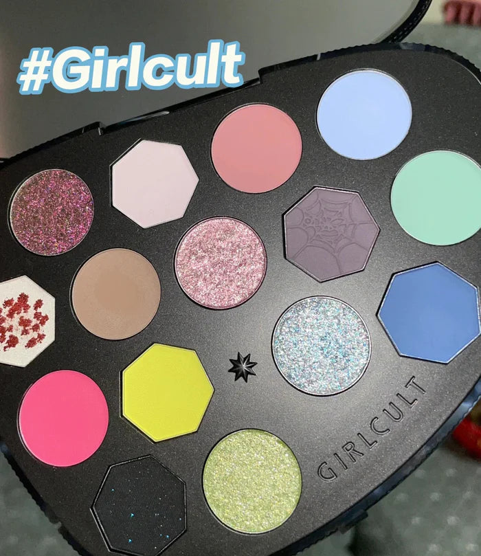 Girlcult 15-Color Eyeshadow Palette 11g 构奇15色眼影盘