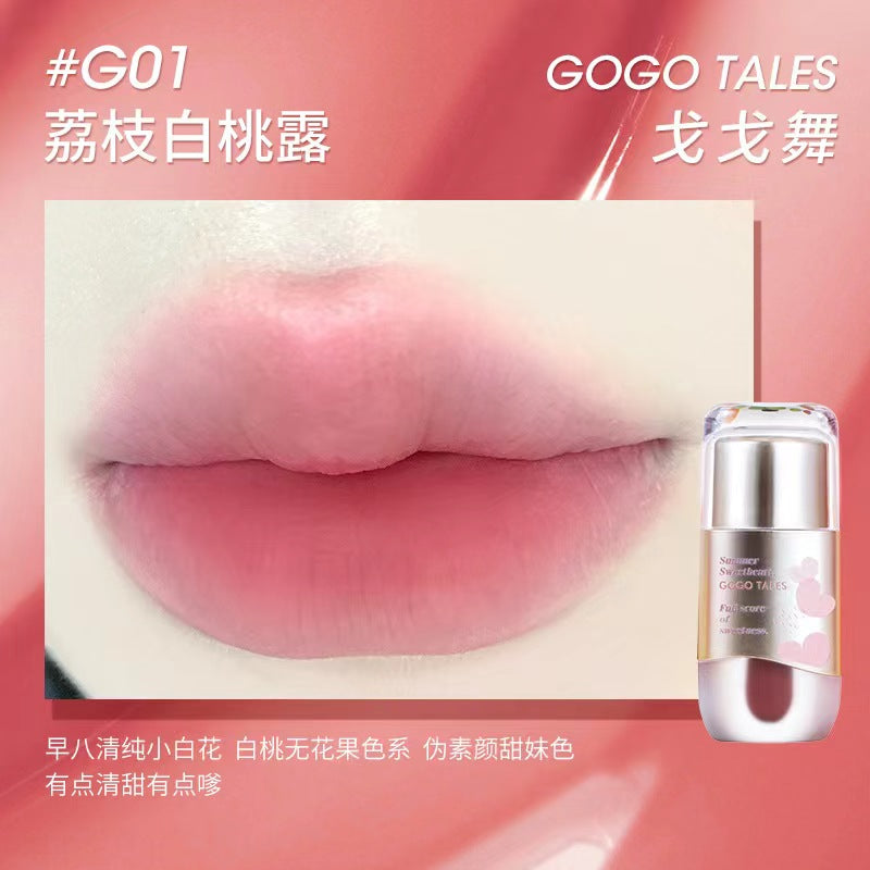 Gogotales Little Fatty Water Sensation Light Mist Lip Glaze 2.7g 戈戈舞小胖