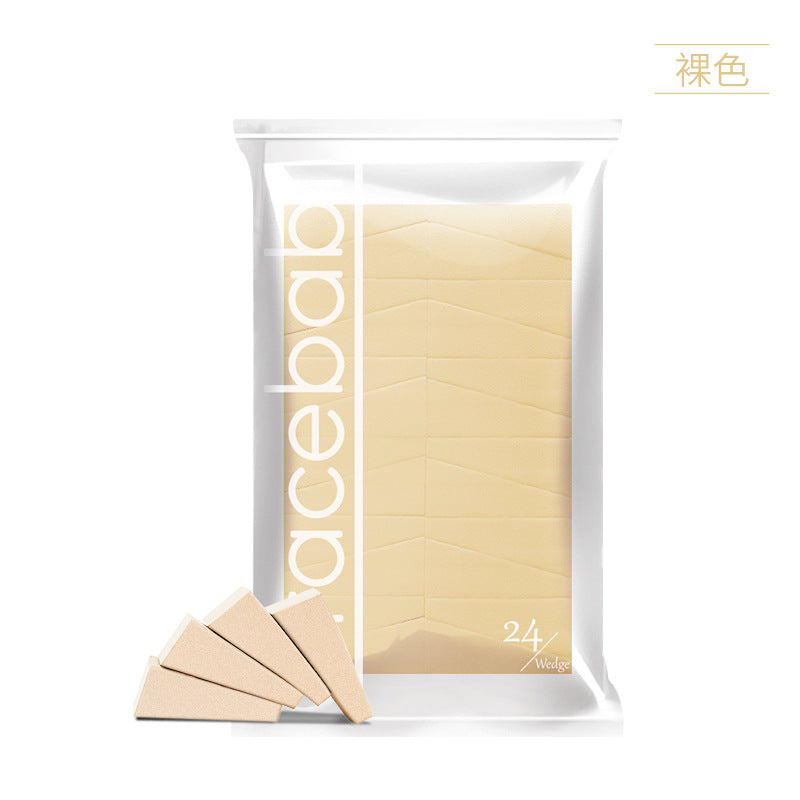 Gracebabi 24 Wedge Triangular Makeup Sponge 瑰宝秘语24切三角海绵粉扑