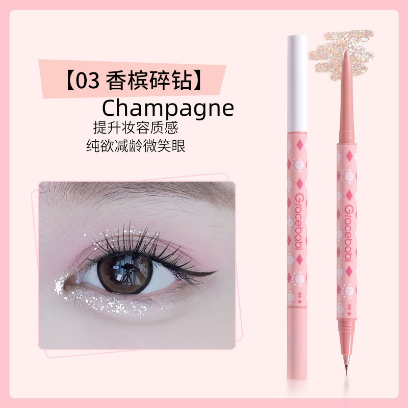 Gracebabi Double-headed Tear Trough Highlighter 1.05g 瑰宝秘语双头卧蚕笔