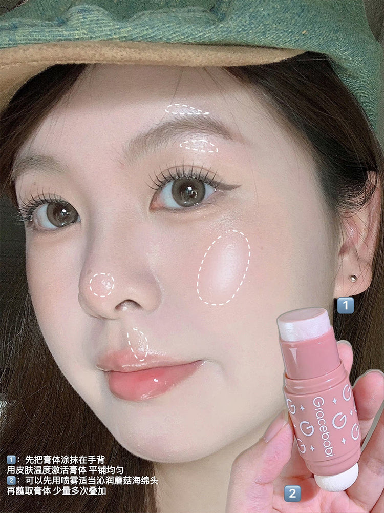 Gracebabi Hydra Glow Dual-Ended Highlighter Stick 4g 瑰宝秘语盈润透肌双头水光棒