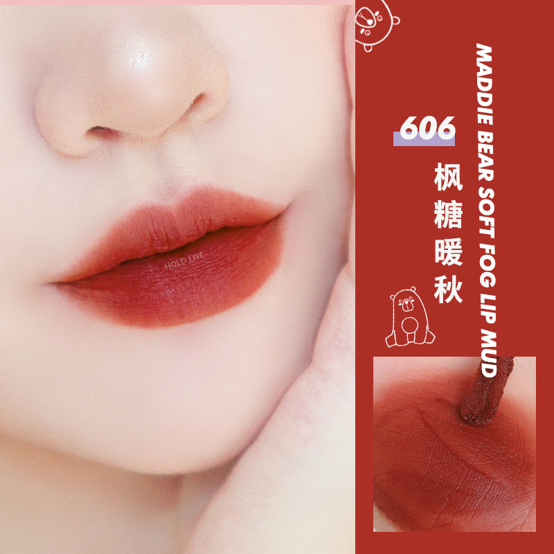 HOLD LIVE Maddie Bear Velvet Mist Matte Lipgloss Holdlive麦迪熊柔雾唇釉 2.3g