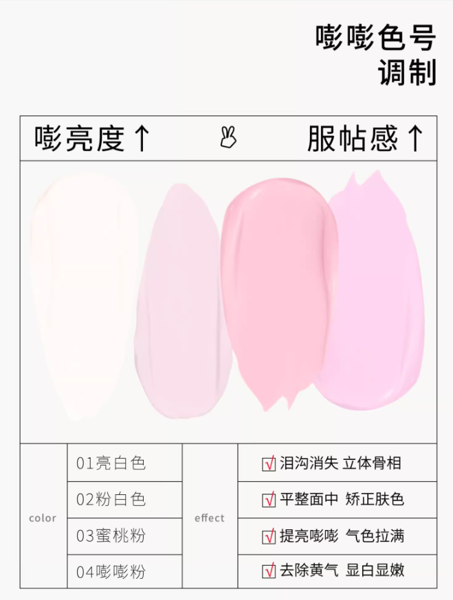 HYNTOOR Macaron Blush & Highlight Cream 6g 黑兔马卡龙腮红提亮膏