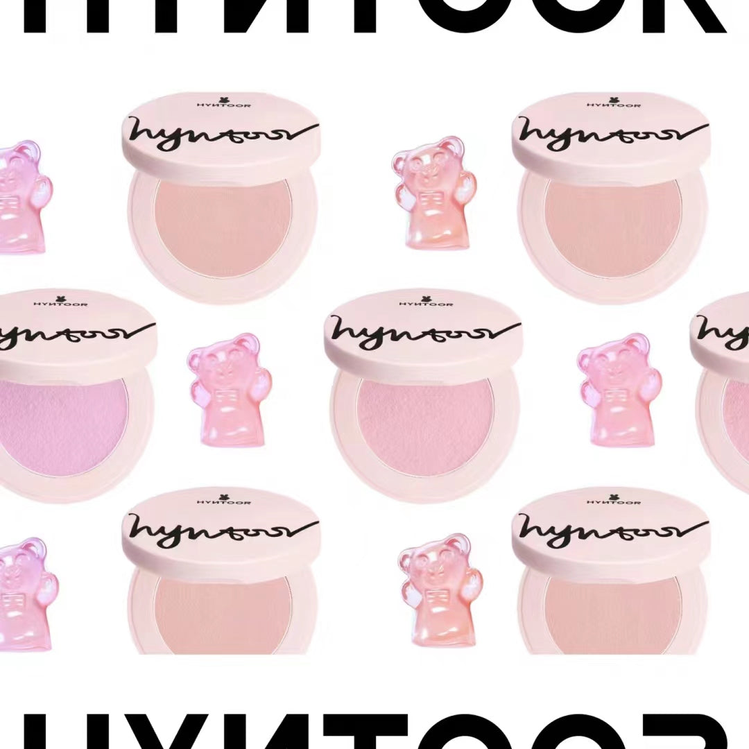 HYNTOOR Moisturizing Long-Lasting Fudge Blush 3.8g 黑兔滋润持久不脱色软糖腮红