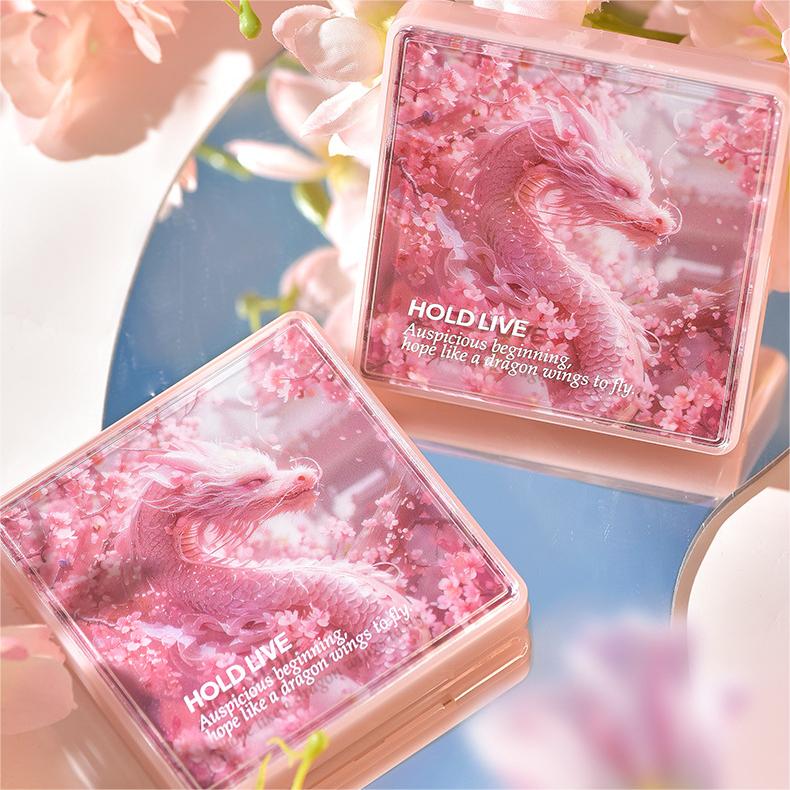 Holdlive Pink Mist Dream Blush Eyeshadow Palette 14g 侯爱粉雾梦境腮红眼影盘