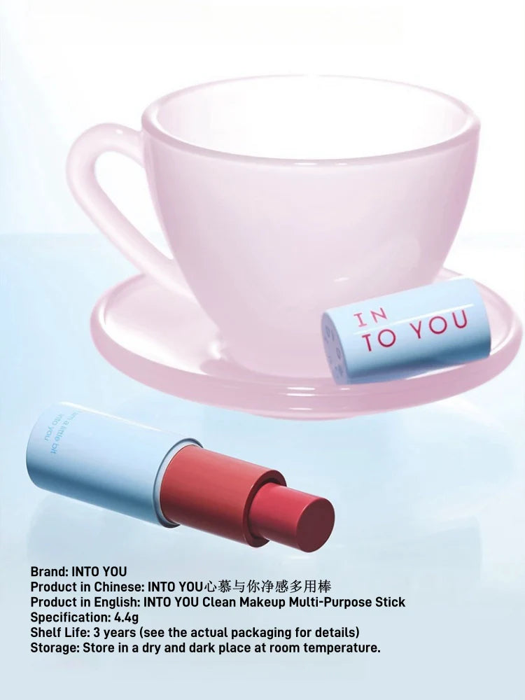 INTO YOU Clean Makeup Multi Purpose Stick 4.4g 心慕与你净感多用棒