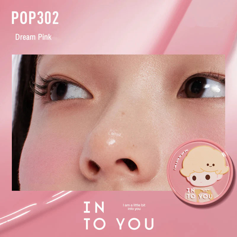 INTO YOU X POP MART Air Cushion Matte Blusher 心慕与你泡泡玛特联名气垫腮红 3.2g