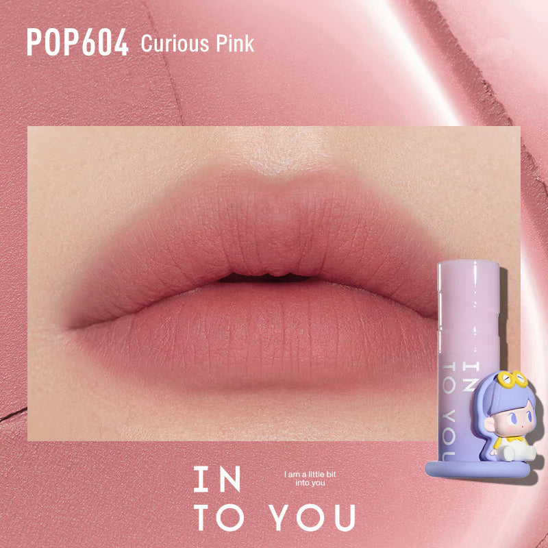 INTO YOU X POP MART Airy Velvet Matte Lip Mud 1.8g 心慕与你泡泡玛特联名系列轻盈空气唇泥