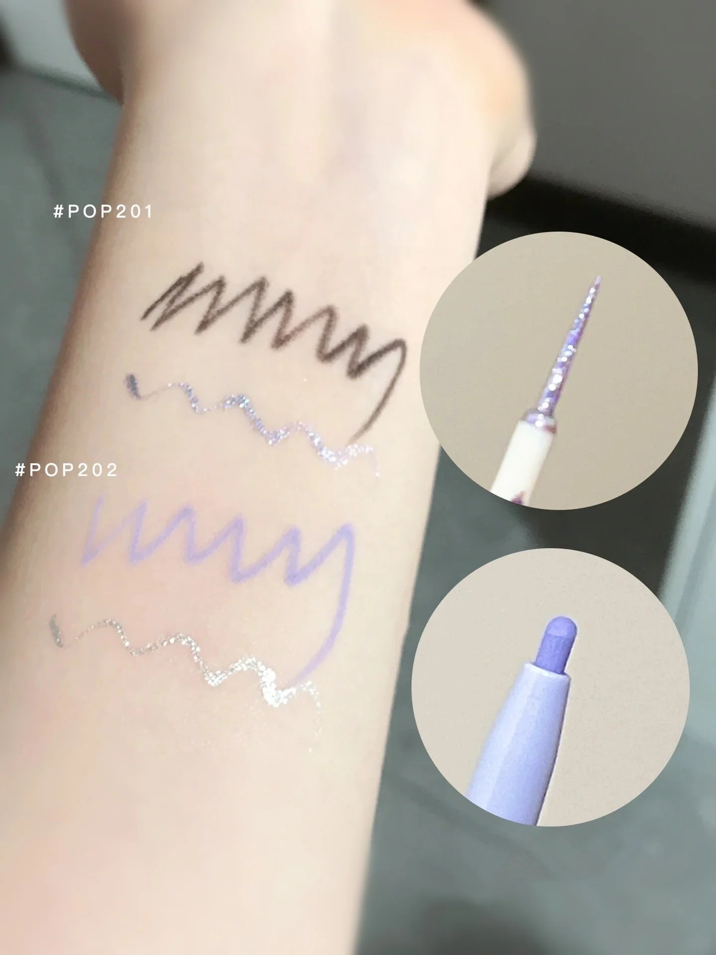 INTO YOU X POP MART Double-ended Eyeliner Pen 心慕与你泡泡玛特联名系列双头眼线笔 40mg