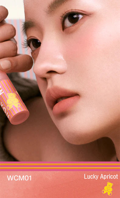 INTO YOU X Wiggle Wiggle Cloud-feeling Matte Lip Mud 1.8g 心慕与你 x Wiggle Wiggle云感唇泥