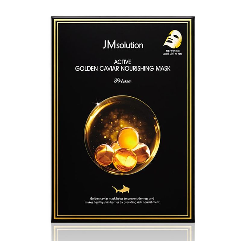 JM solution Active Golden Caviar Nourishing Mask 30ml*10PCS 肌司研悦活臻养黄金鱼子酱面膜（尊享版）