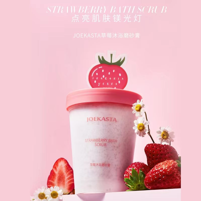 JOEKASTA Strawberry Body Wash Bath Scrub 240g 祖卡丝达草莓沐浴磨砂膏