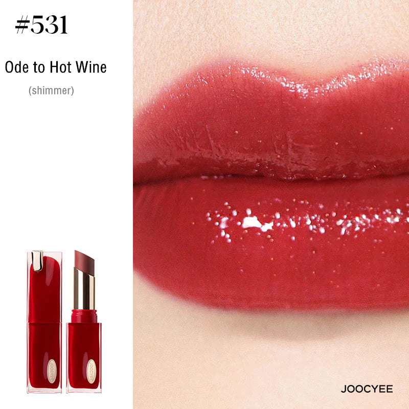 JOOCYEE Christmas Series Glazed Rouge Mirror Lipstick 3.5g 酵色圣诞系列晶冻口红