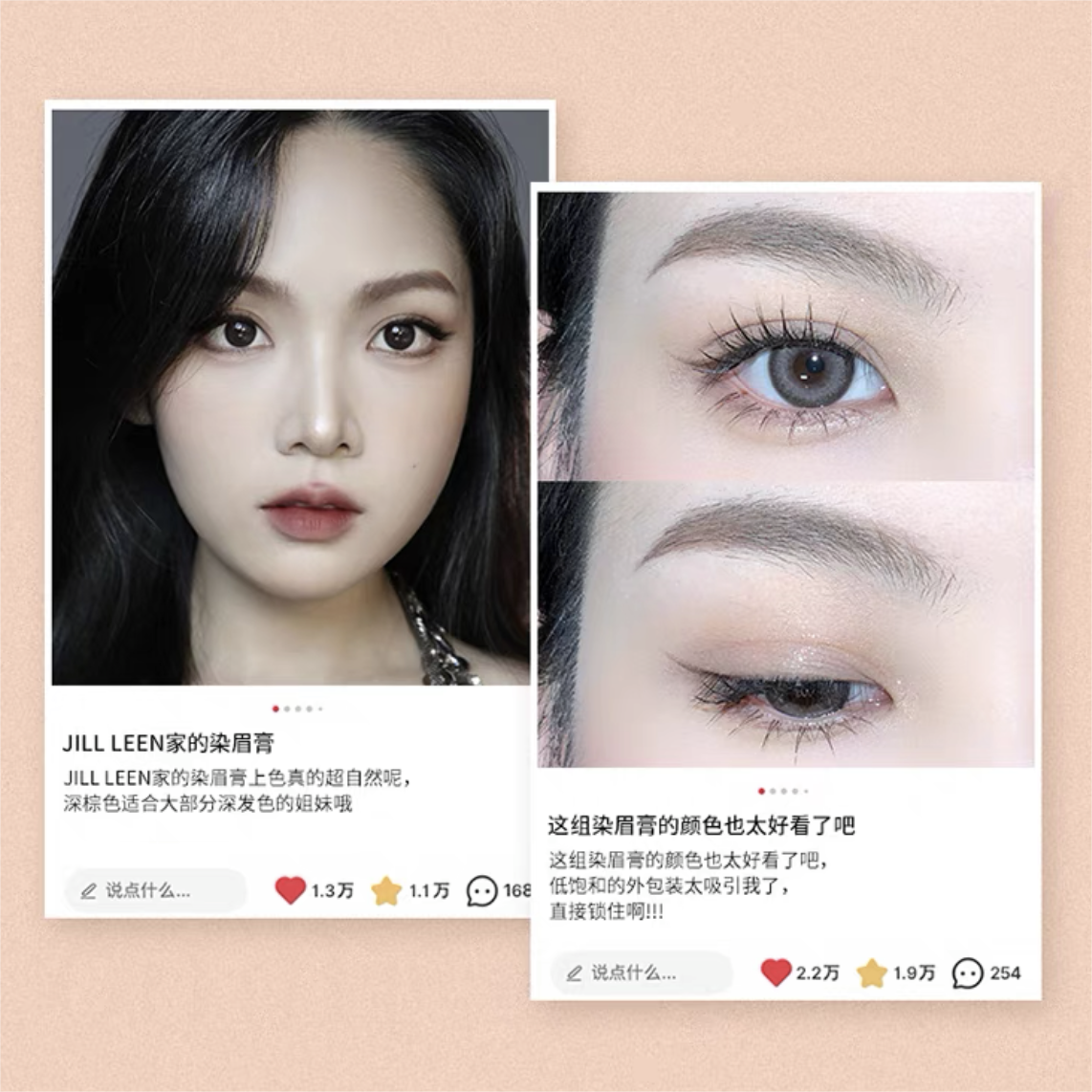 Jill Leen Soft Color Matte Tinted Brow Mascara 3g 玖丽柔色雾感染眉膏