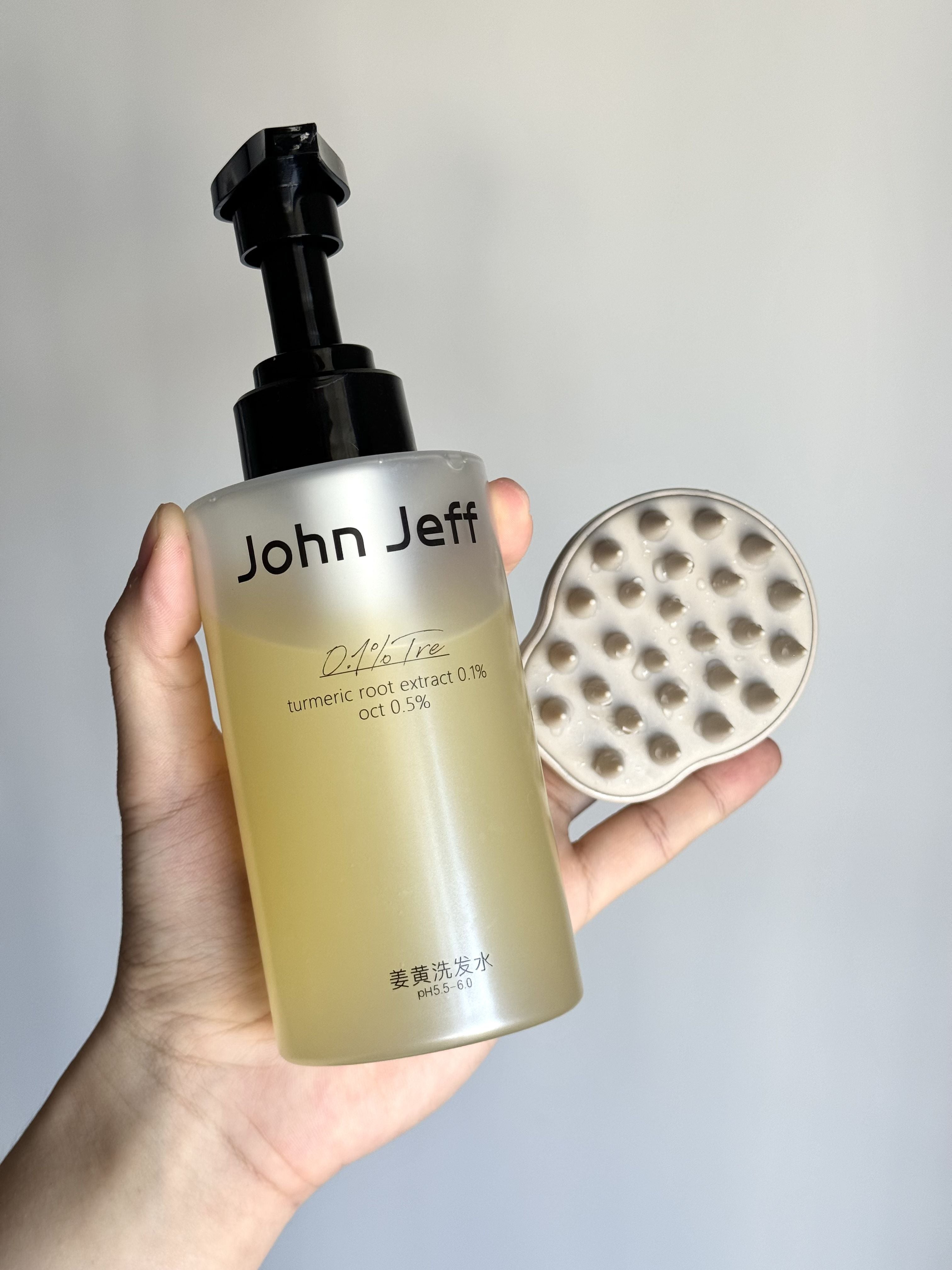 John Jeff 0.1% Turmeric Root Extract Shampoo 300g John Jeff姜黄洗发水