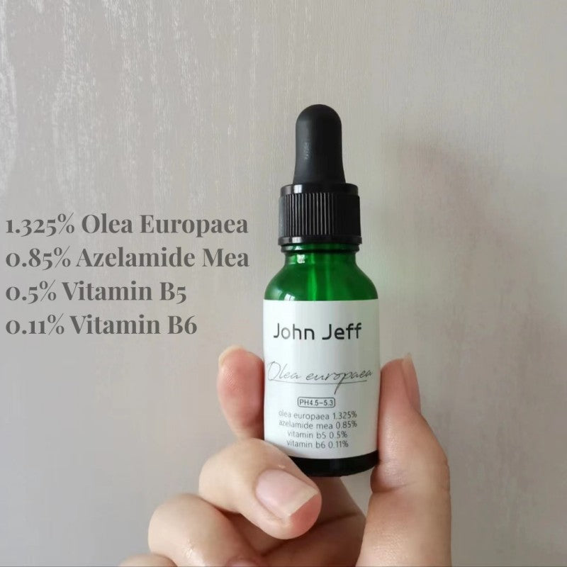 John Jeff 1.325% Olive Europaea Serum 15/30ml John Jeff油橄榄舒缓维稳去痘印精华