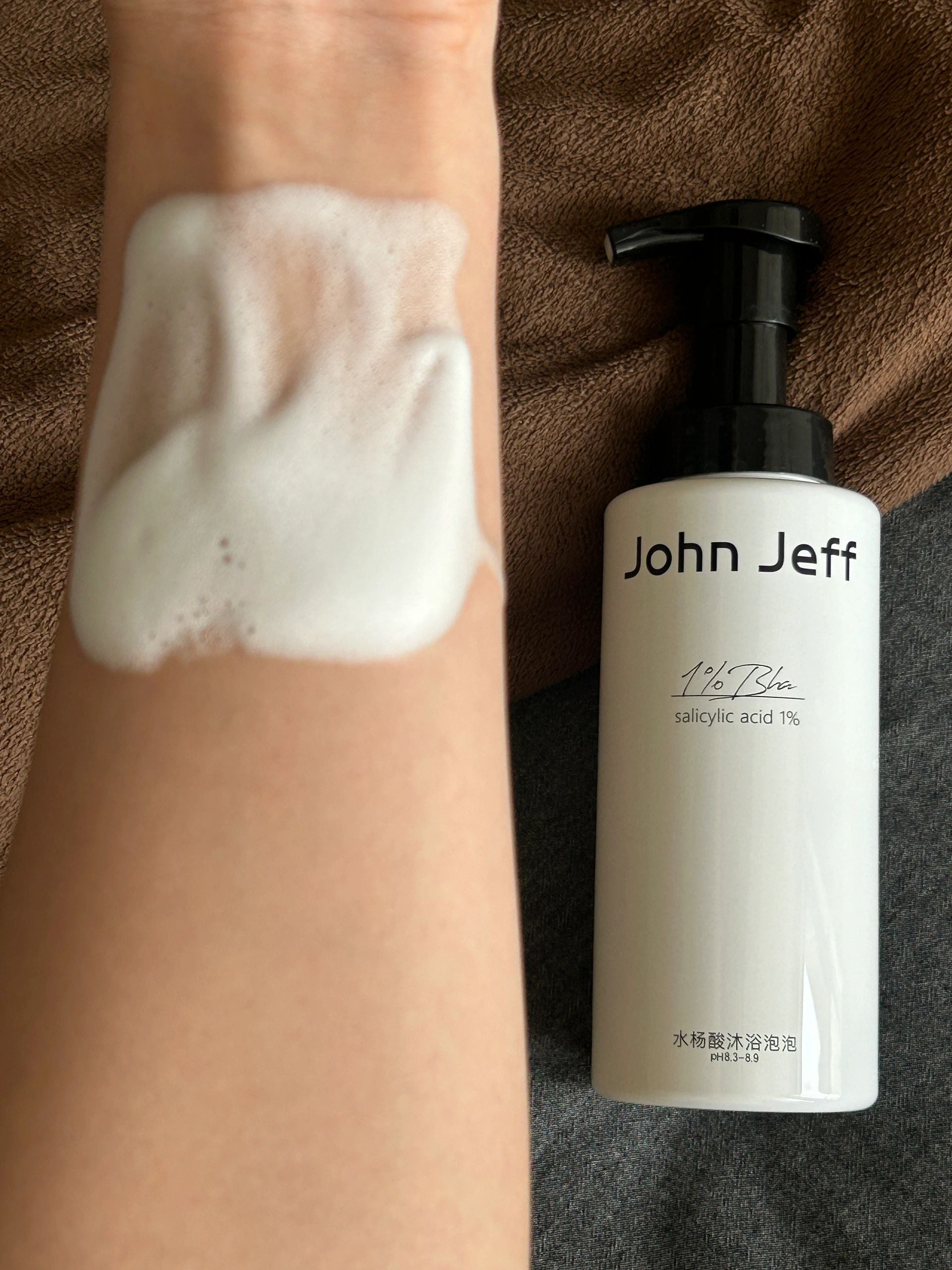 John Jeff 1% Salicylic Acid Body Wash 400g John Jeff1%水杨酸沐浴露