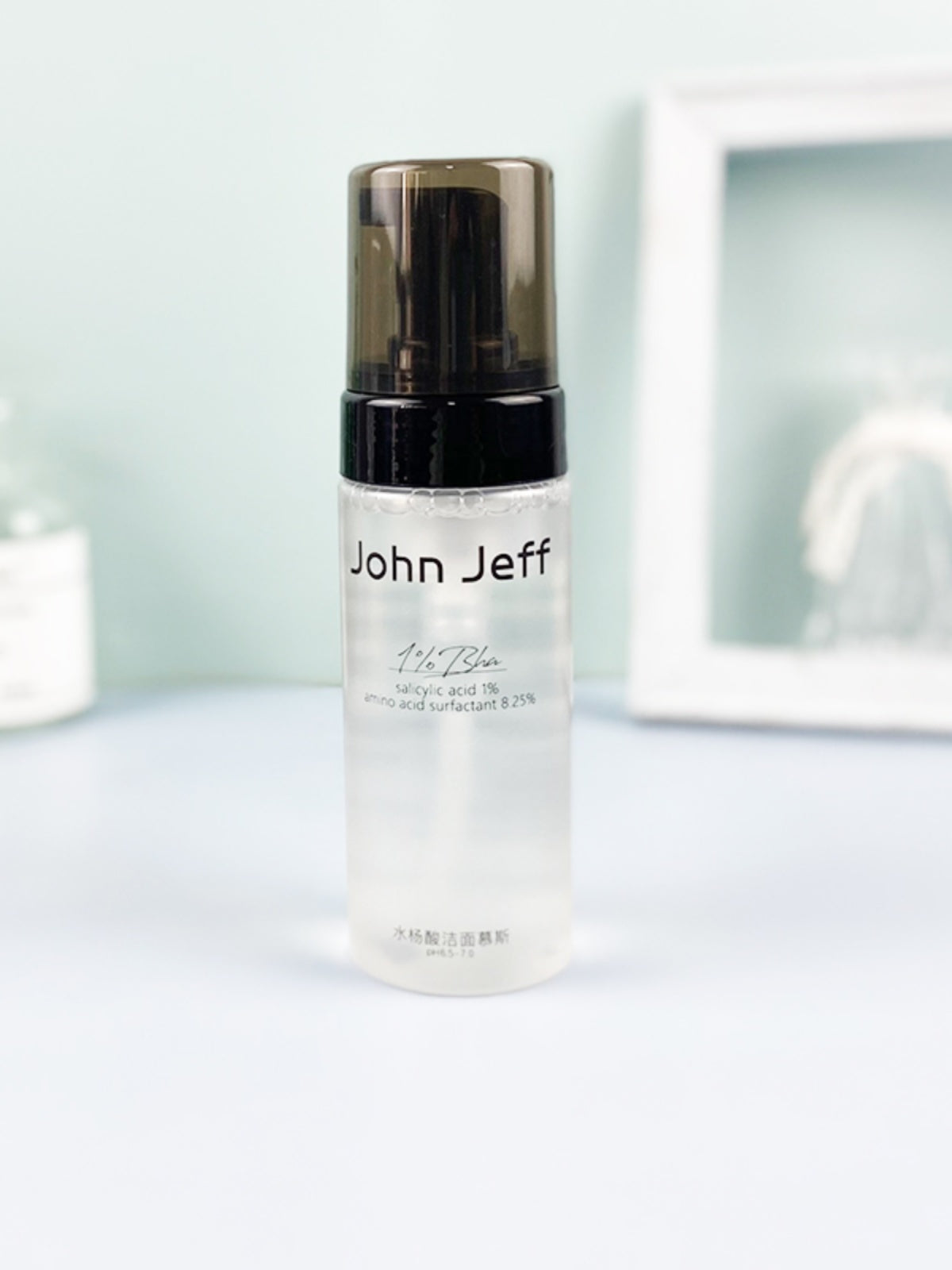 John Jeff 1% Salicylic Acid Cleansing Mousse 145ml John Jeff 1%水杨酸洁面慕斯