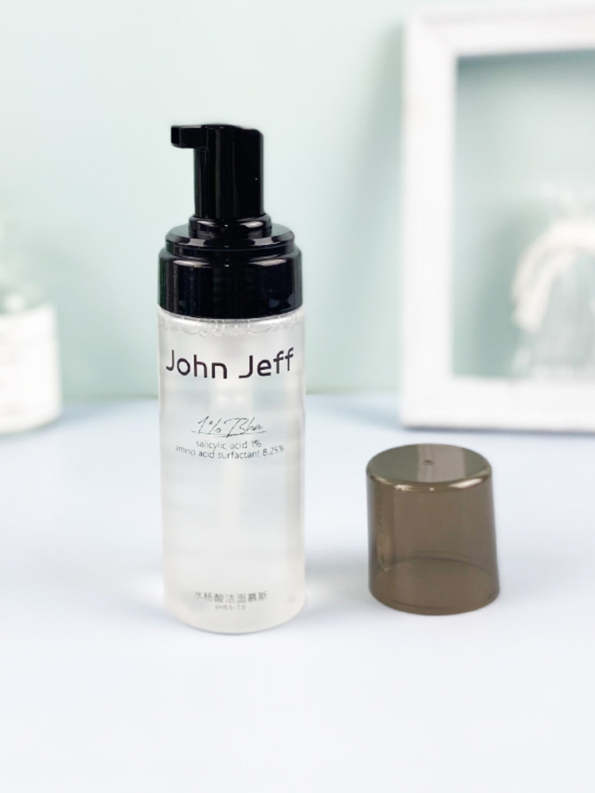 John Jeff 1% Salicylic Acid Cleansing Mousse 145ml John Jeff 1%水杨酸洁面慕斯