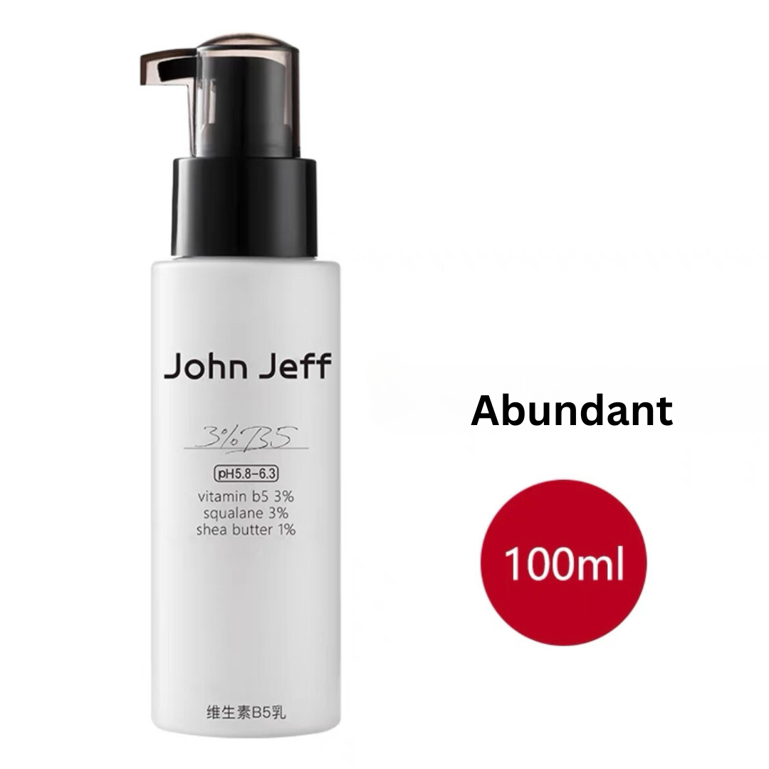 John Jeff 3% Vitamin B5 Lotion Hydrating and Refreshing 维生素B5乳补水清爽保湿 100ml 158ml