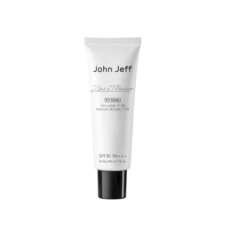 John Jeff Physical Sunscreen SFP36 约翰杰夫纯物理防晒霜 25/50g