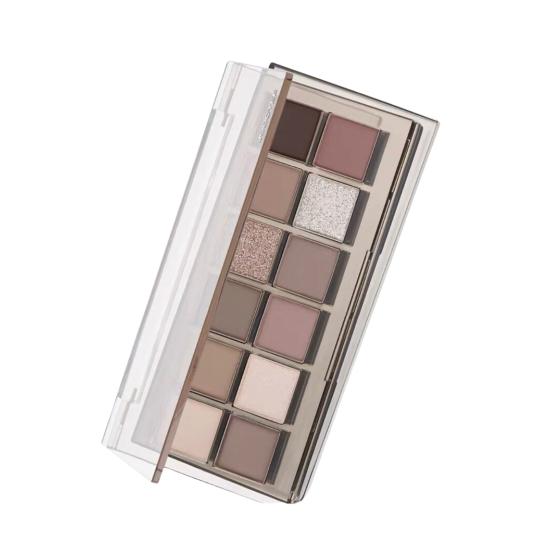 Joocyee 12 Shades Eyeshadow Palette 14g 酵色十二色眼影盘