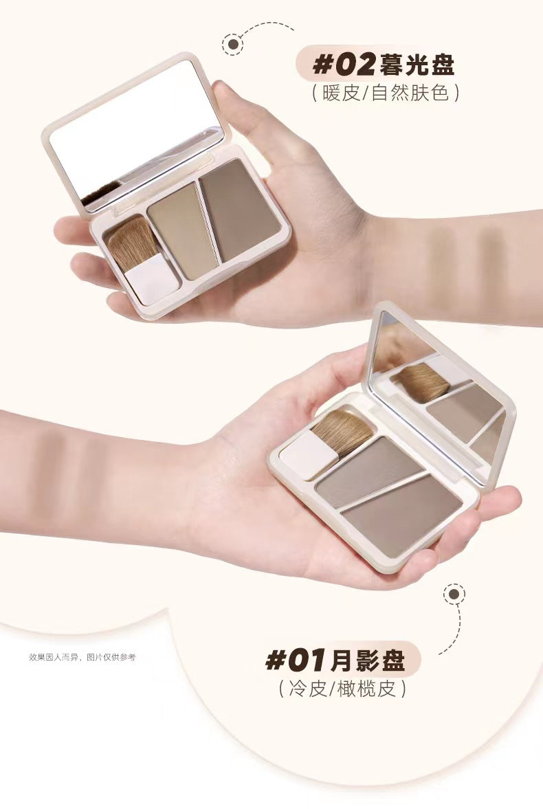 Judydoll Dual Contouring Highlighter Palette 8g 橘朵双拼修容高光盘