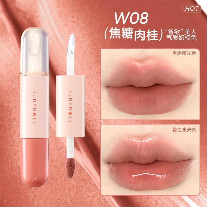 Judydoll Duo Lip Gloss 7g 橘朵双头唇釉