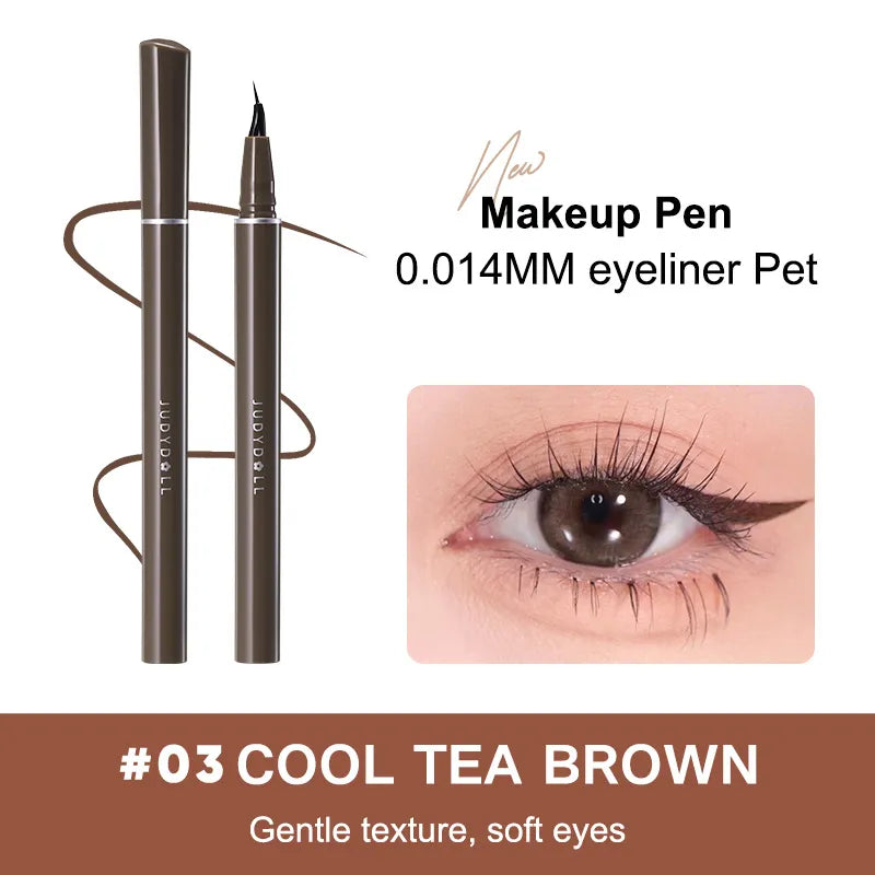 Judydoll 18° Ultra-Fine Hyper Sharp Liquid Eyeliner Pen 0.4g 橘朵18°极细精准勾勒眼线液笔