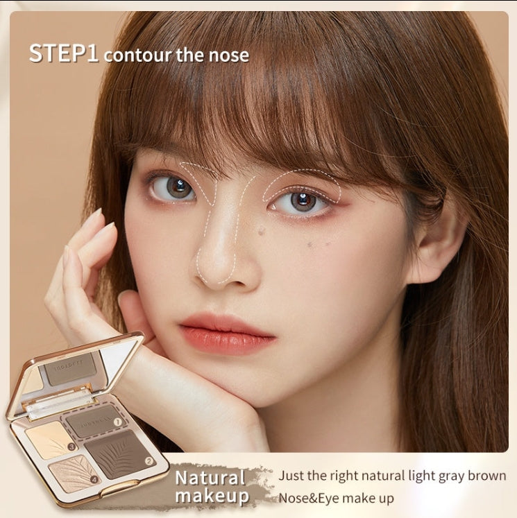 Judydoll Highlight and Contour Palette 9g 橘朵高光修容综合盘