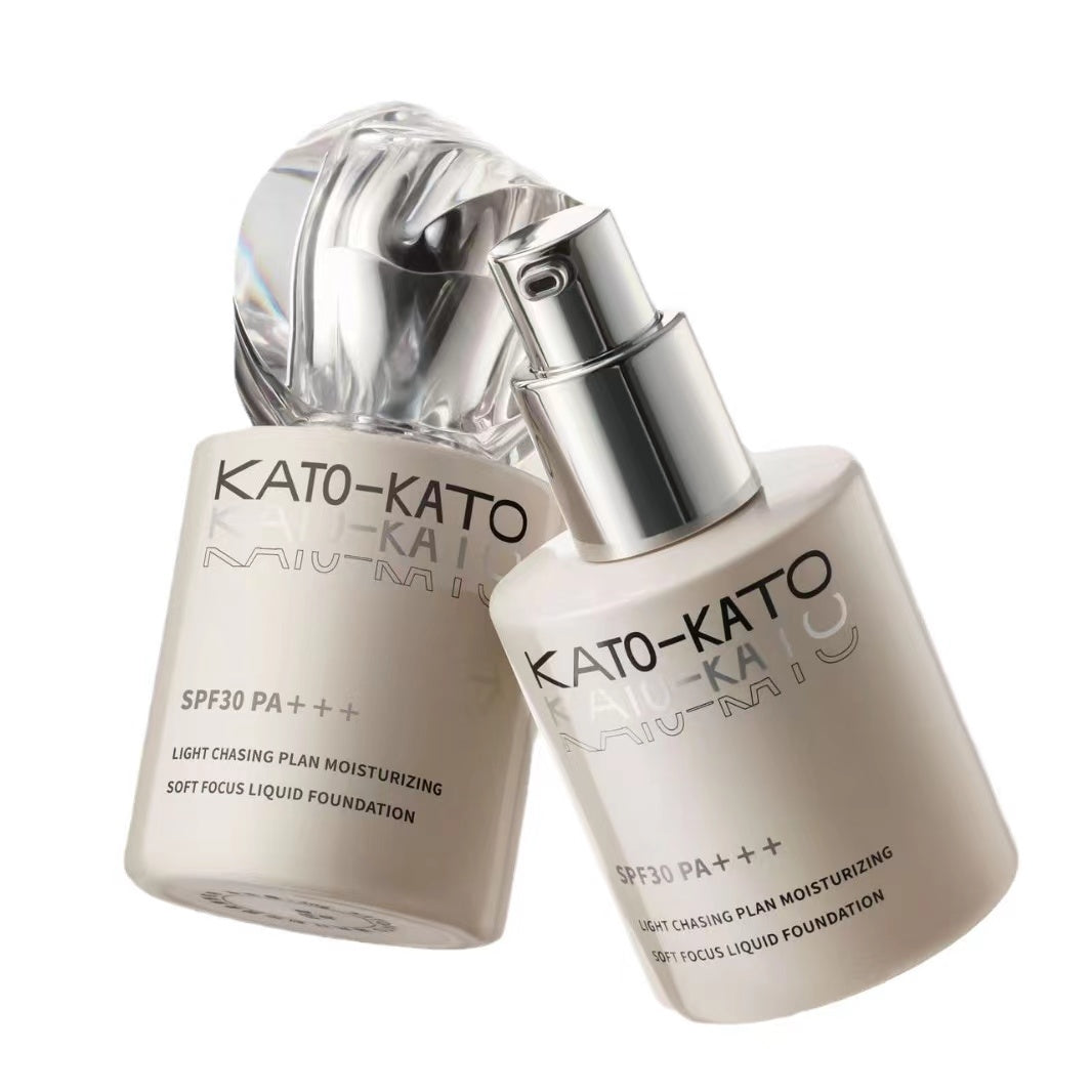 KATO Light Chasing Plan Moisturizing Soft Focus Foundation 30g KATO追光计划沁润柔焦粉底液