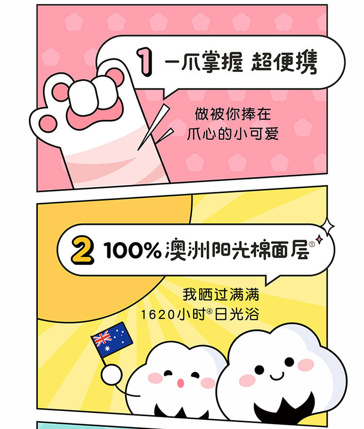 Kotex Claw Pericardium Series Soft Cotton Ultra-Thin Sanitary Pads 190mm/240mm/280mm (Day&Night) 高洁丝卫生巾纯棉爪心包迷你/日用/夜用