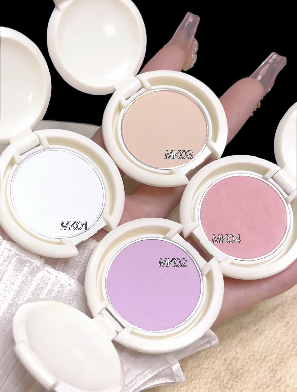 LEEMEMBER Milk Factory Series Setting Blush Compact 2g 荔萌牛奶工厂系列定妆腮红粉饼