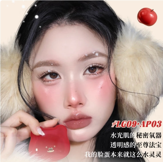 LEEMEMBER Apple Collection Hydrating Blush Balm 4g 荔萌苹果系列水光腮红膏