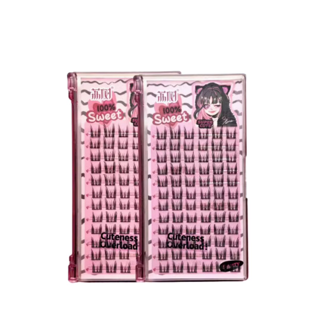 LISHU Pure Desire Cat-Ear False Eyelashes 72pcs 荔树纯欲猫耳朵假睫毛