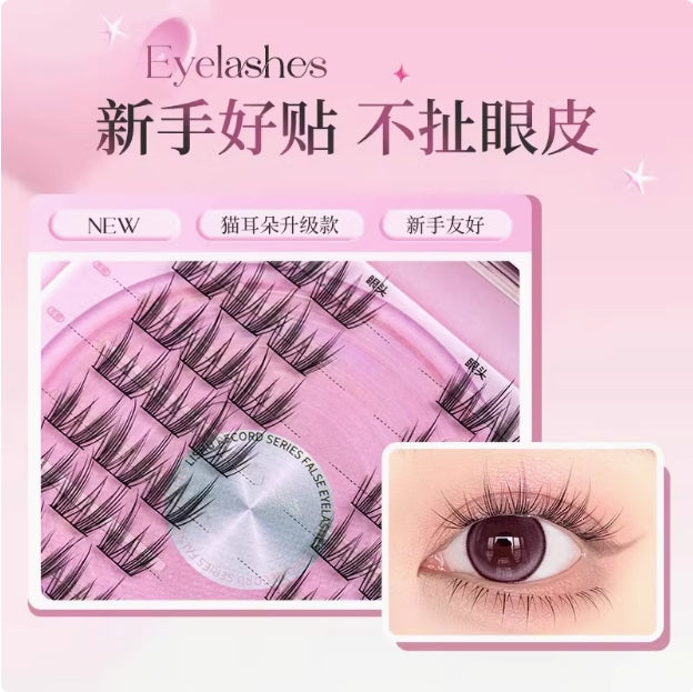 LISHU Record Series False Eyelash 1box 荔树唱片系列假睫毛