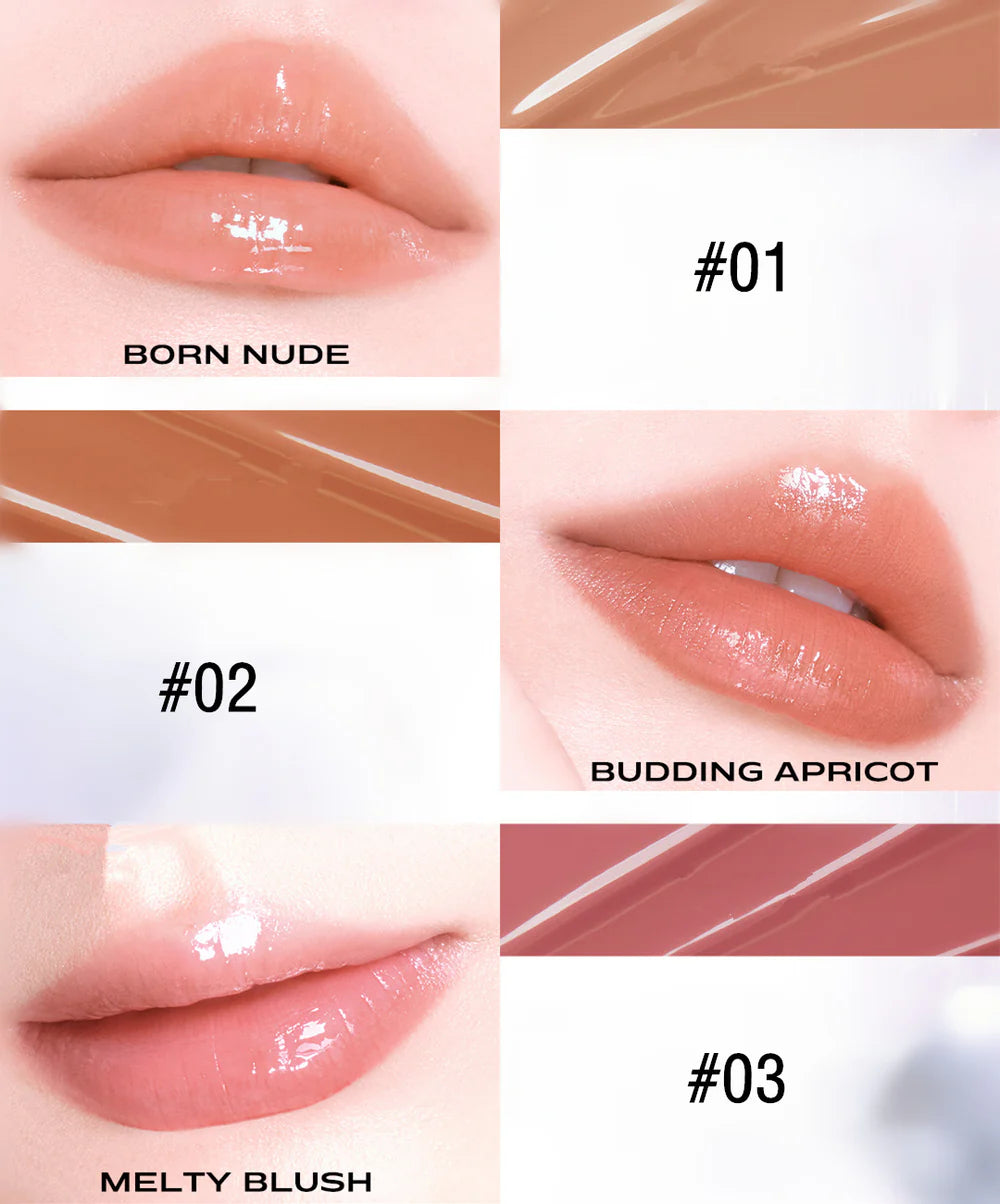 LITTLE ONDINE Blossom Mood Moisturizing Mirror Lip Gloss 2.4g 小奥汀花心滋润镜面唇蜜