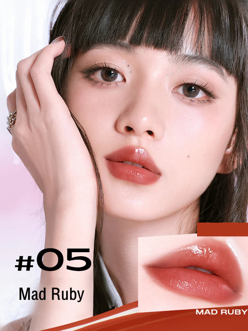 LITTLE ONDINE Blossom Mood Moisturizing Mirror Lip Gloss 2.4g 小奥汀花心滋润镜面唇蜜