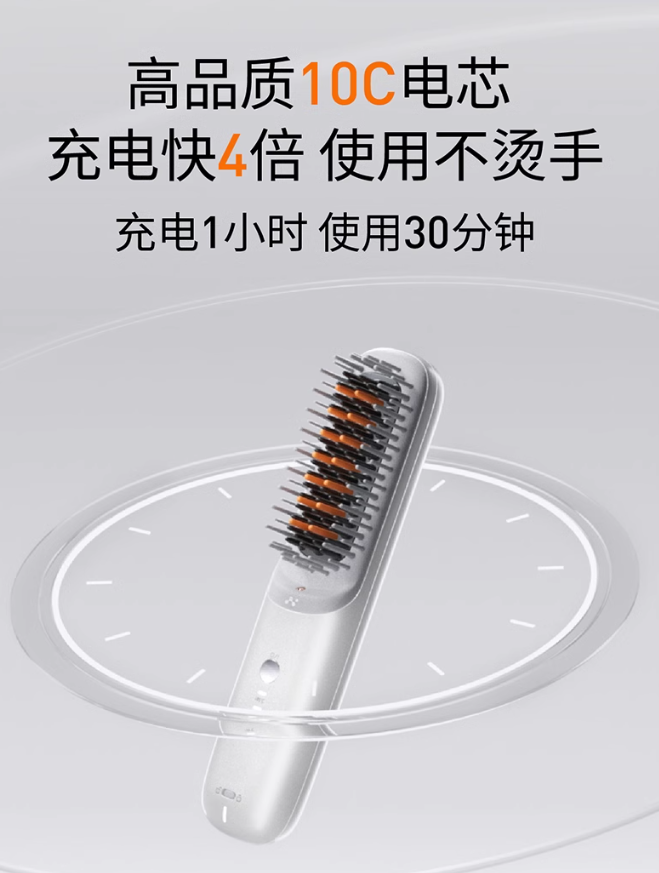 LissFlow Heat Balance Ionic Straightening Brush 缕呈热平衡负离子直发梳