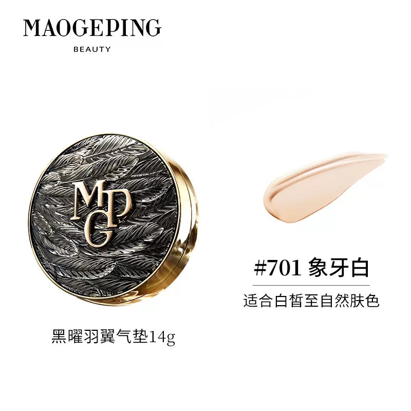 MAOGEPING Astral Glory Long-lasting Cushion Foundation 14g 毛戈平黑耀锁妆气垫粉底液