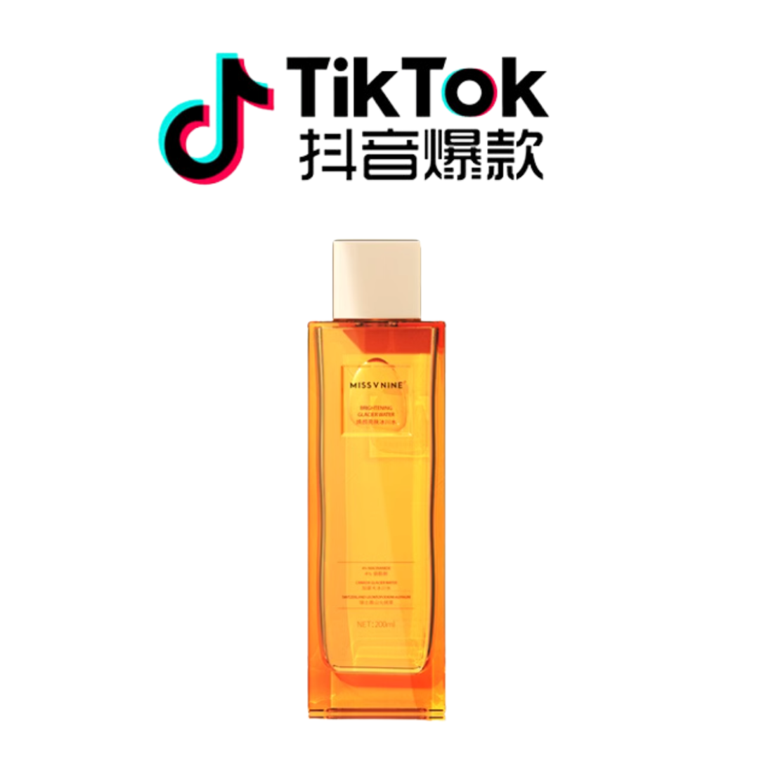 Tiktok/Douyin Hot MISSVNINE Brightening Glacial Water Toner 200ml【Tiktok抖音爆款】MISSVNINE 焕颜亮肤冰川水