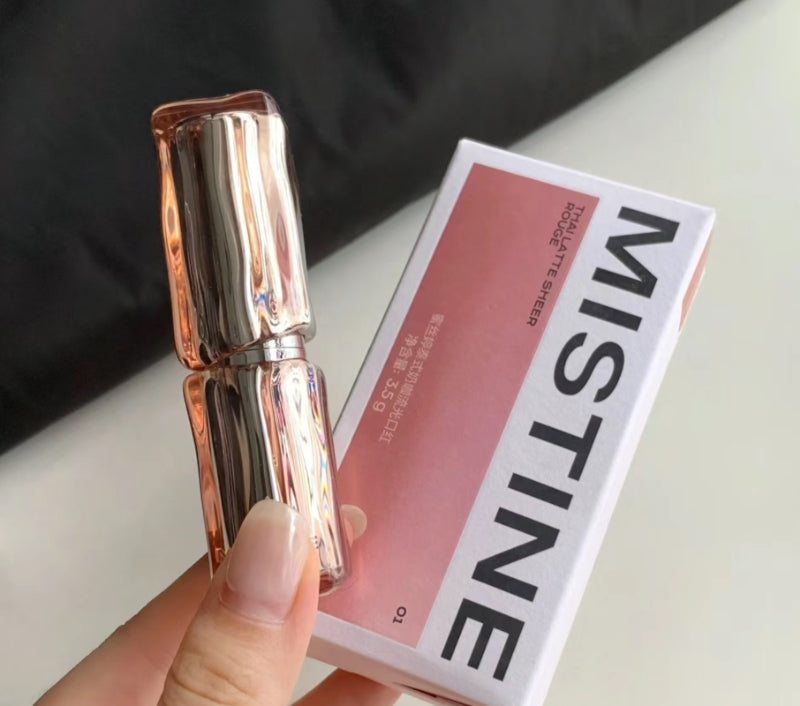 Mistine Thai Milk Coffee Lustrous Mirror Lipstick 3.5g 蜜丝婷泰式奶咖流光口红冰萃镜面口红