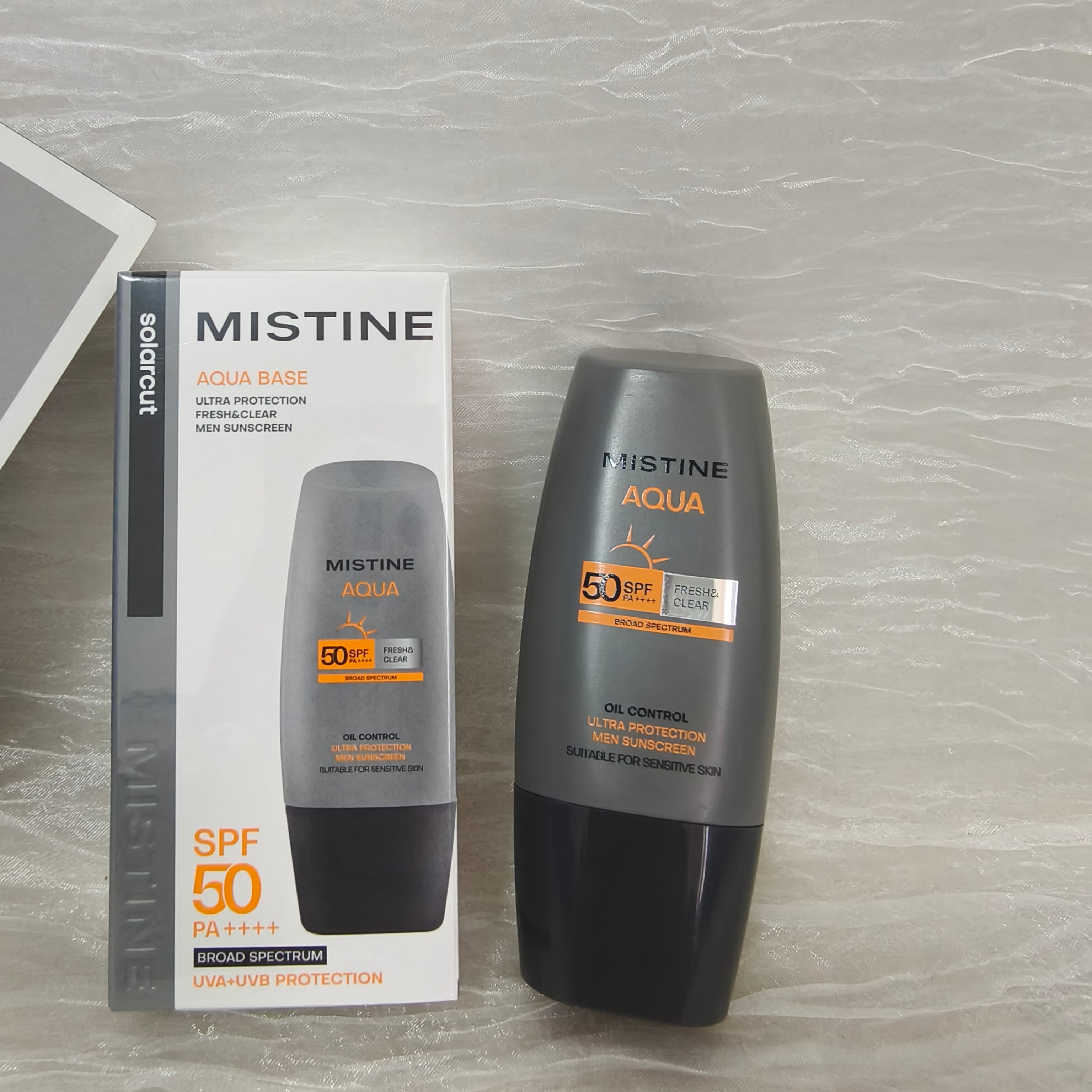 Mistine Watery Repairing Men‘s Sunscreen SPF 50+ PA+++ 40ml 蜜丝婷水感修护男士防晒霜