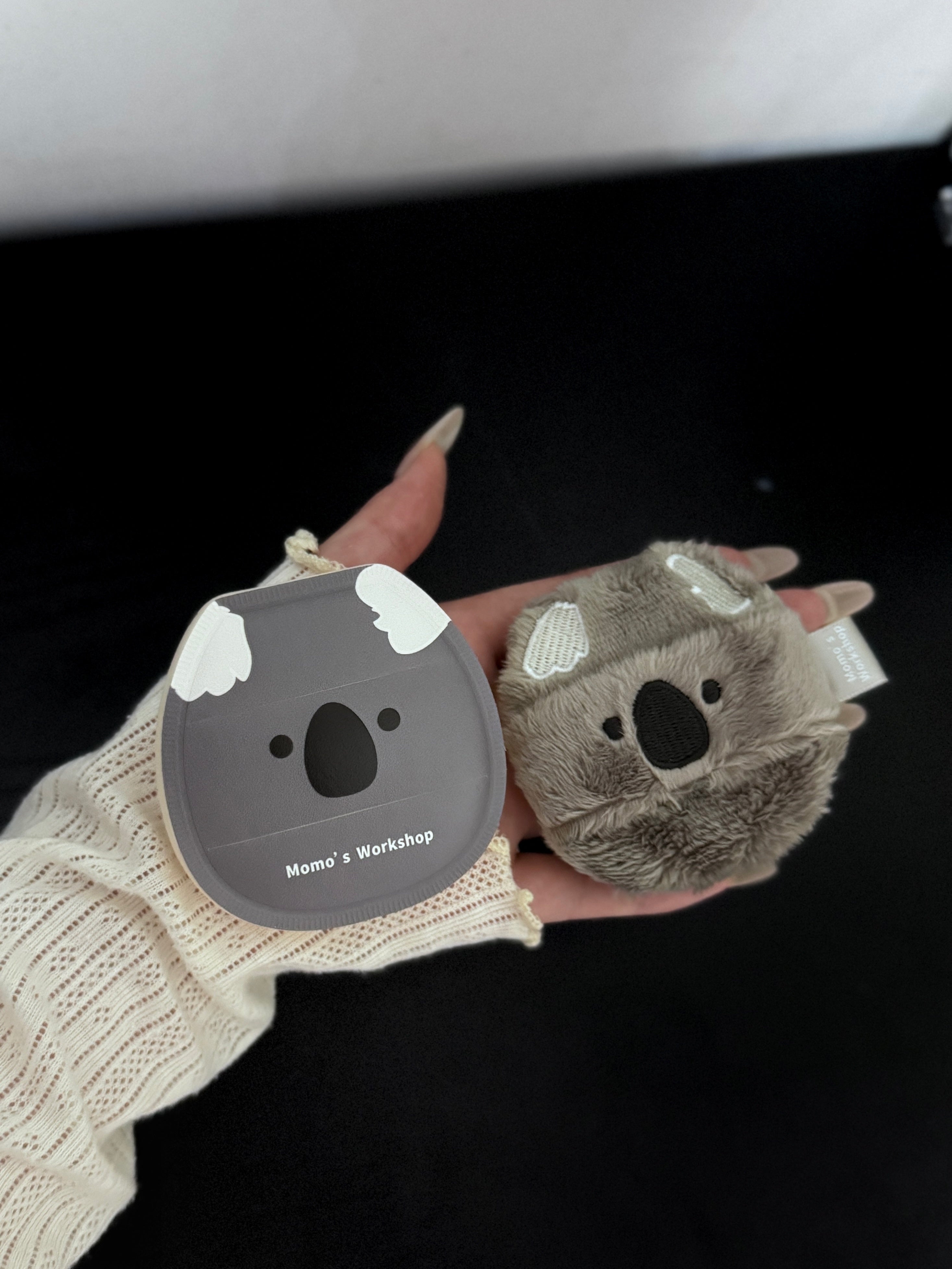 Momo's Workshop Animal Series Makeup Puff 2pcs 毛吉吉动物系列粉扑