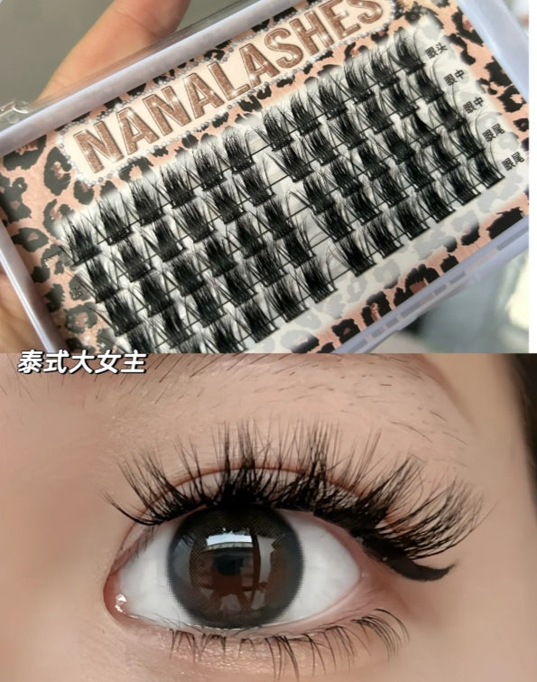 NANALASHES Thai Big Girl Mink False Eyelash 1 box NANALASHES泰式大女主水貂绒假睫毛