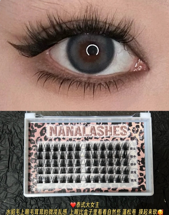 NANALASHES Thai Big Girl Mink False Eyelash 1 box NANALASHES泰式大女主水貂绒假睫毛