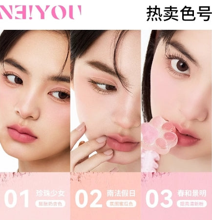 NEIYOU Highlighting & Contouring Blush Palette 3g 那柚高光修容腮红盘