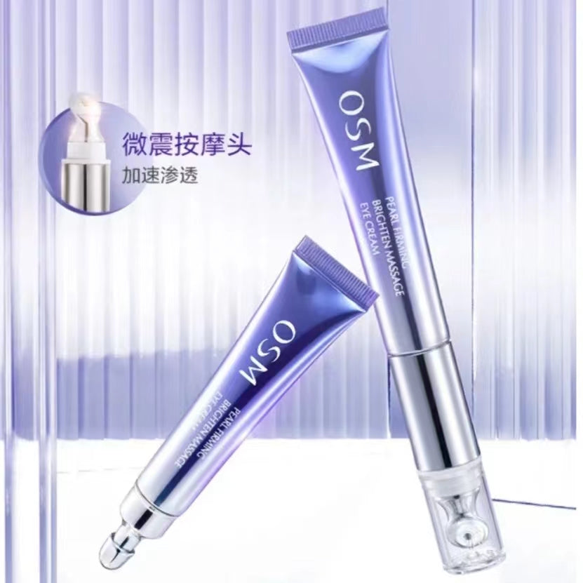 OSM Pearl Firming Brighten Massage Eye Cream 20ml 欧诗漫珍珠御纹晴采按摩眼霜