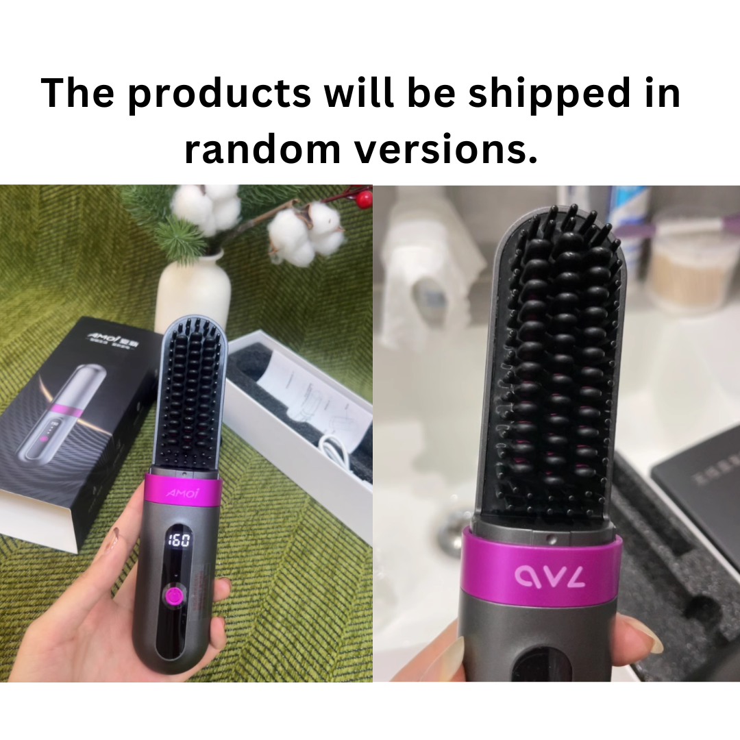 OVL/AMOI Wireless Ionic Hair Straightening Brush 夏新无线负离子直发梳